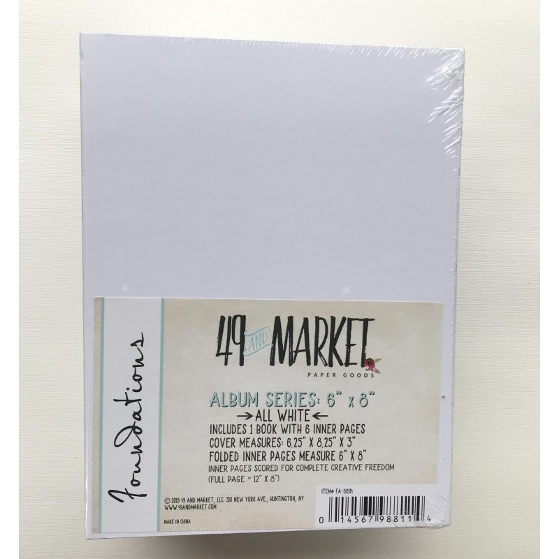 49 and Market Foundations Album Series White 6" x 8"